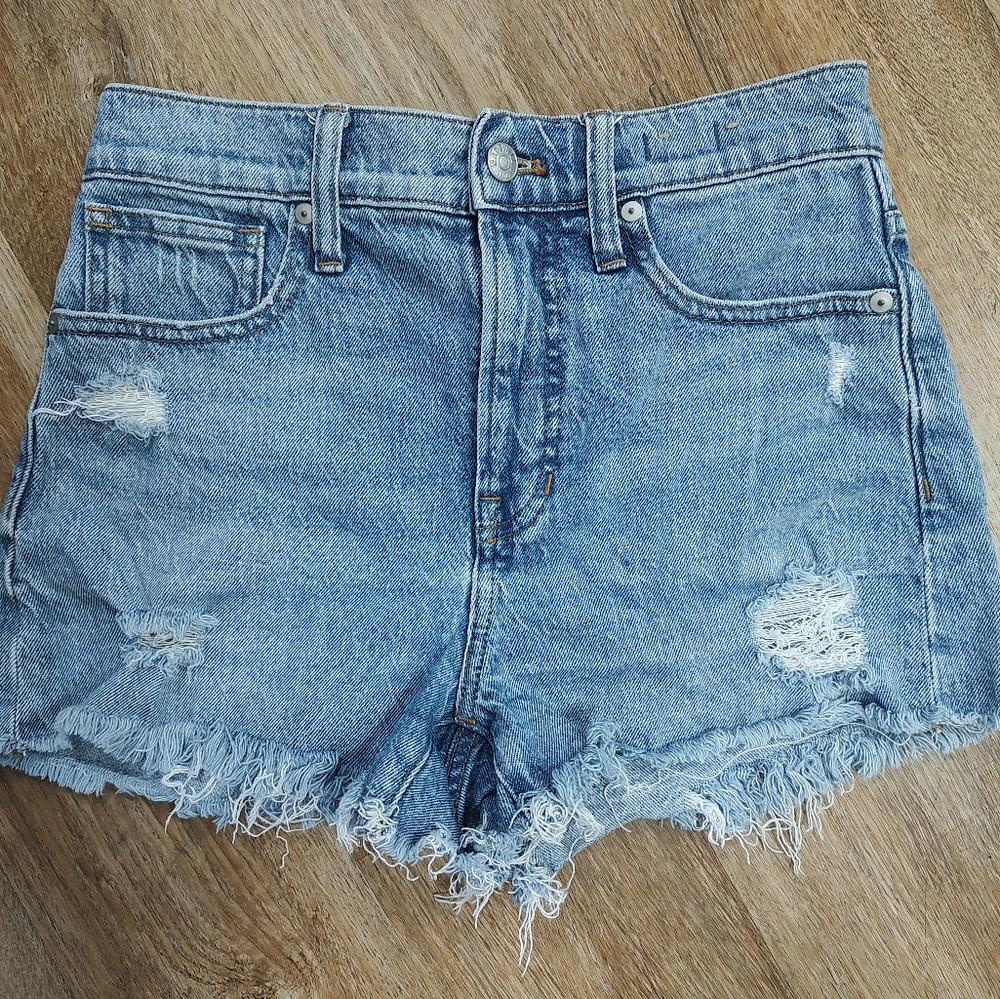Madewell The Perfect Jean Short Cut Off 26 - Picture 2 of 12